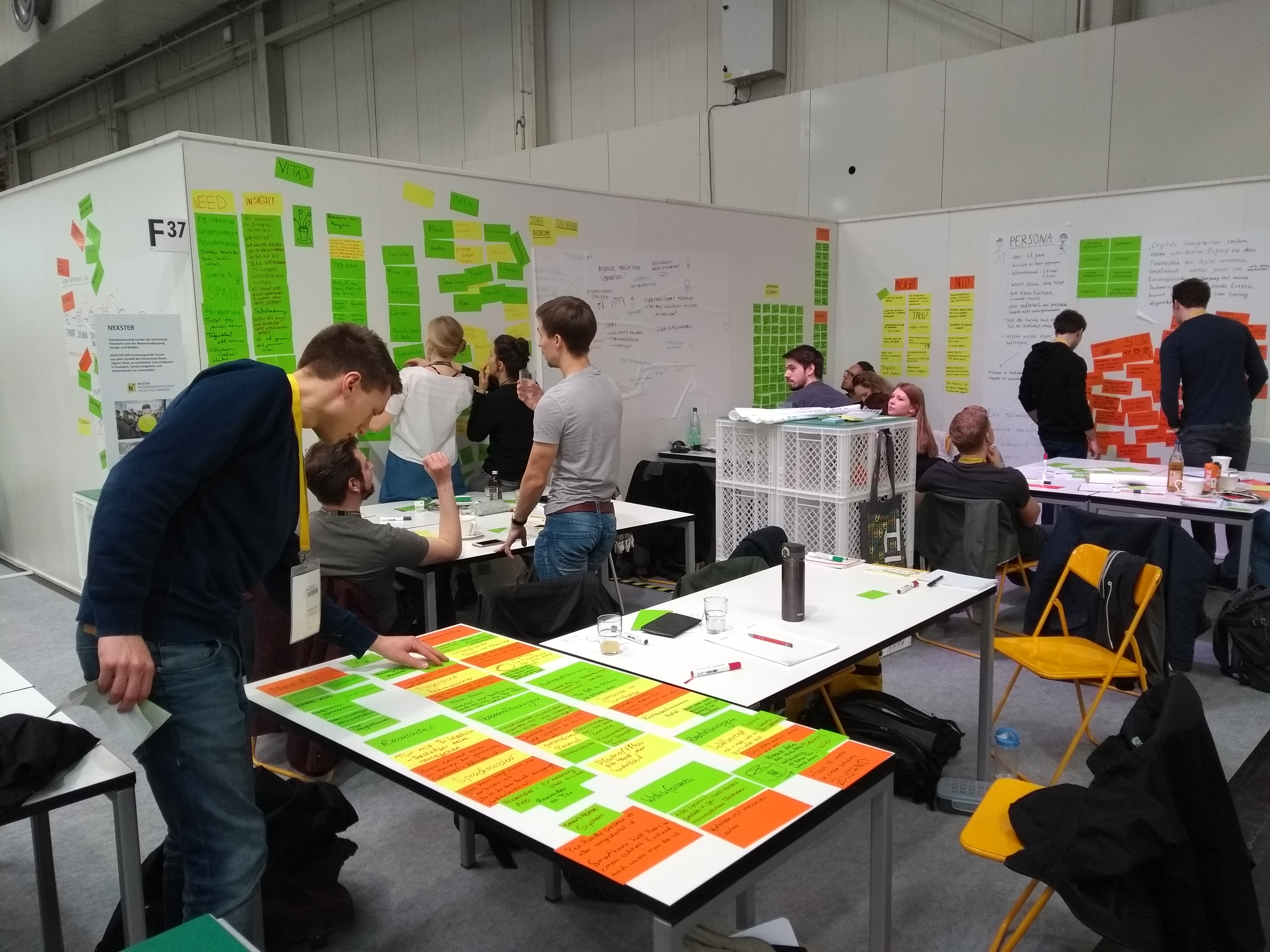 design-thinking with master students of the Hochschule Hannover